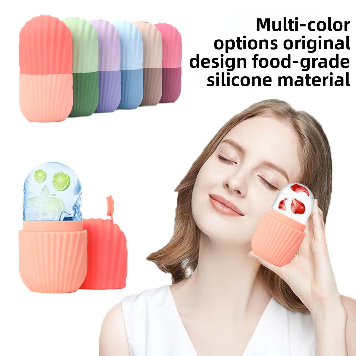 Silicone massage ice pack