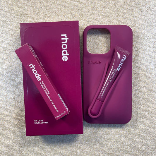 Silicone mobile phone lip color protective case