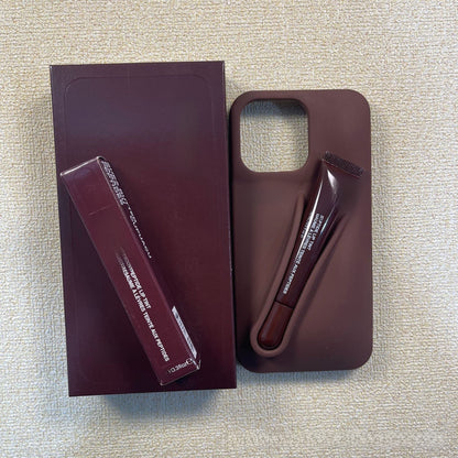 Silicone mobile phone lip color protective case