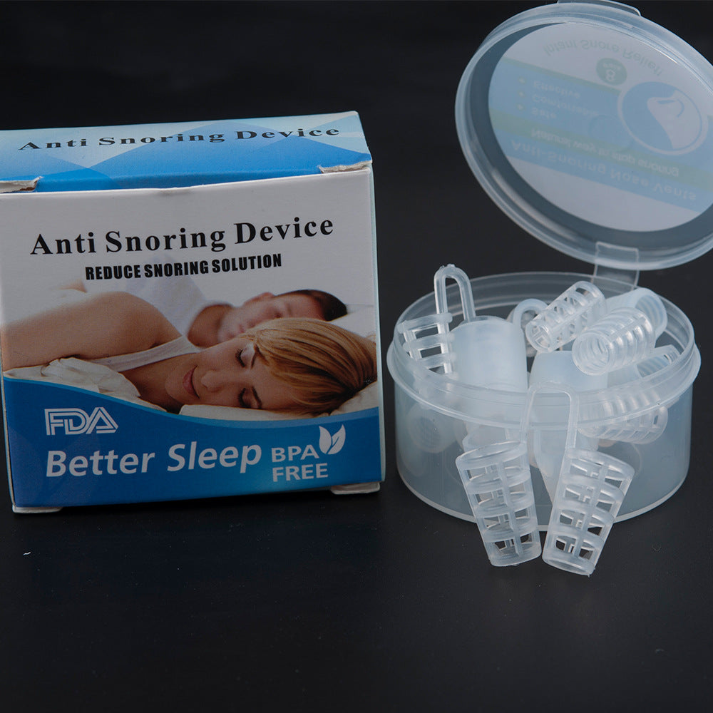 Silicone Nasal Stopper Anti Snoring Breathing Aid