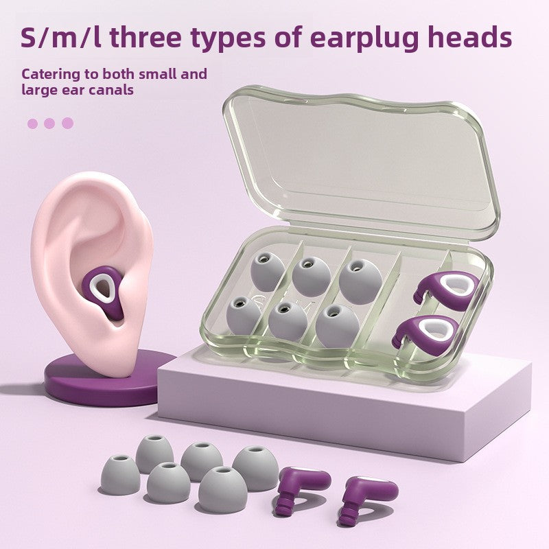 Silicone noise-canceling earplugs