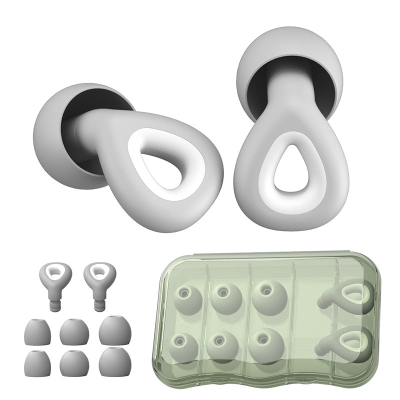 Silicone noise-canceling earplugs
