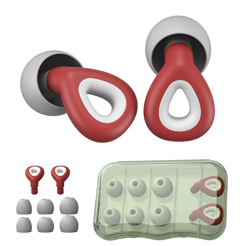 Silicone noise-canceling earplugs