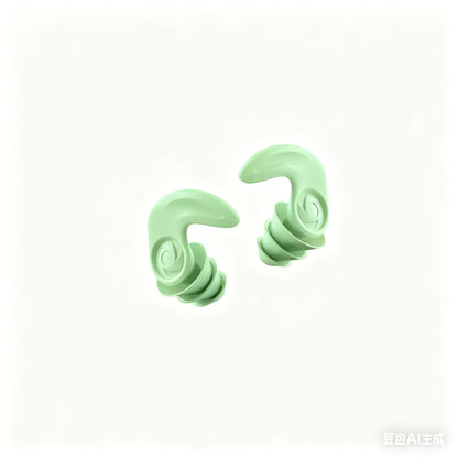 Silicone Noise Reduction Waterproof Earplugs