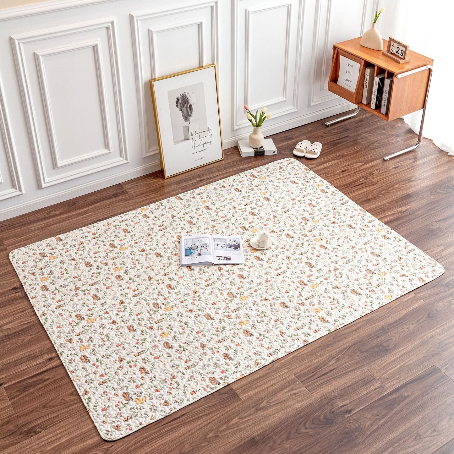 Silicone non-slip floor mat