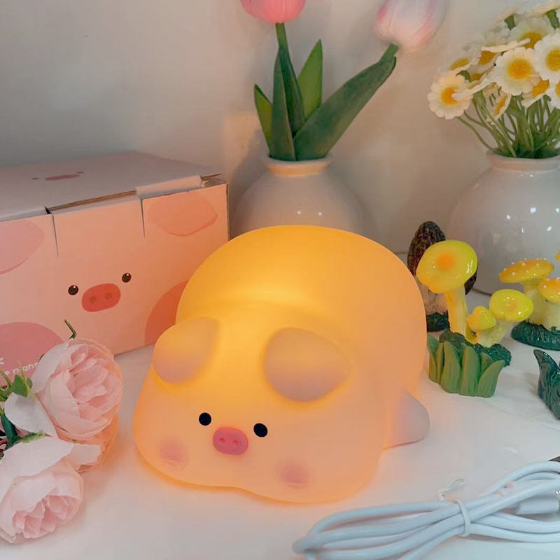 Silicone Pat Activated Night Light with Charging