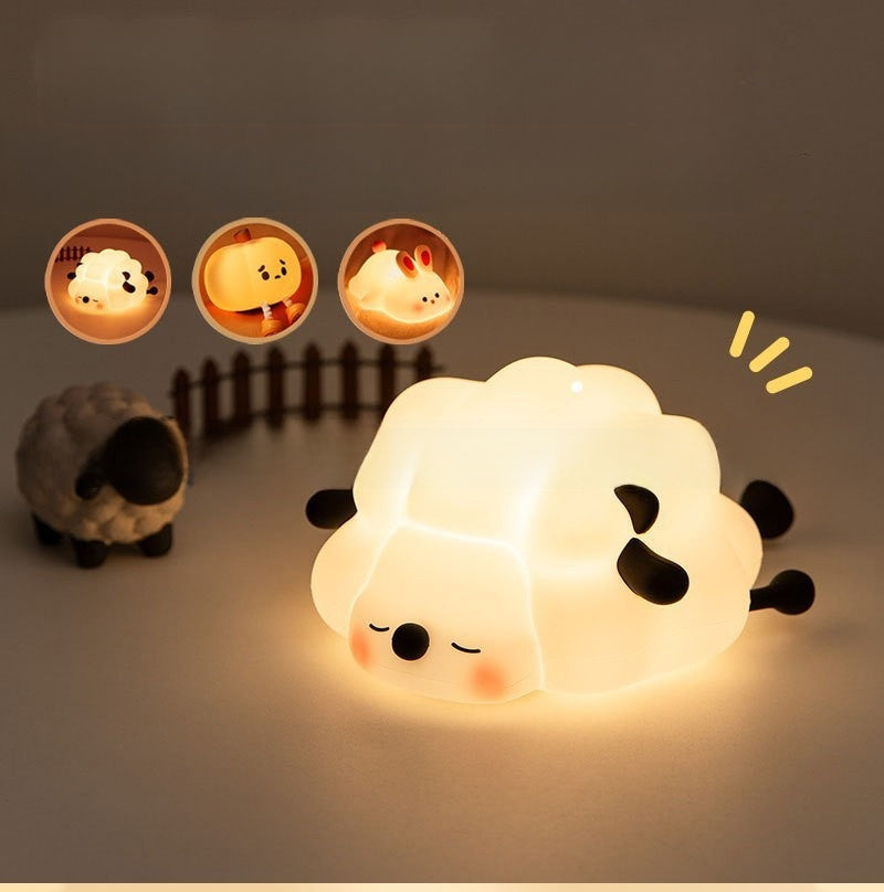 Silicone Pat Night Light with RGB Color Effects