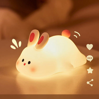 Silicone Pat Night Light with RGB Color Effects