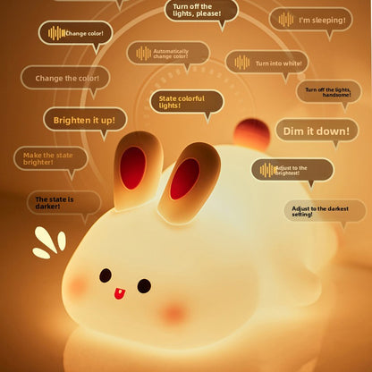 Silicone Pat Night Light with RGB Color Effects