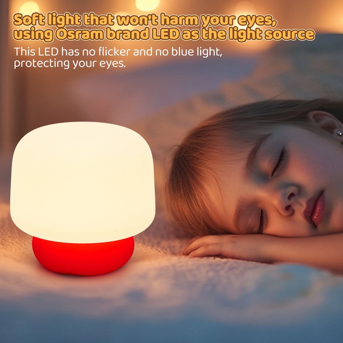Silicone Pat Night Light with RGB Color Effects