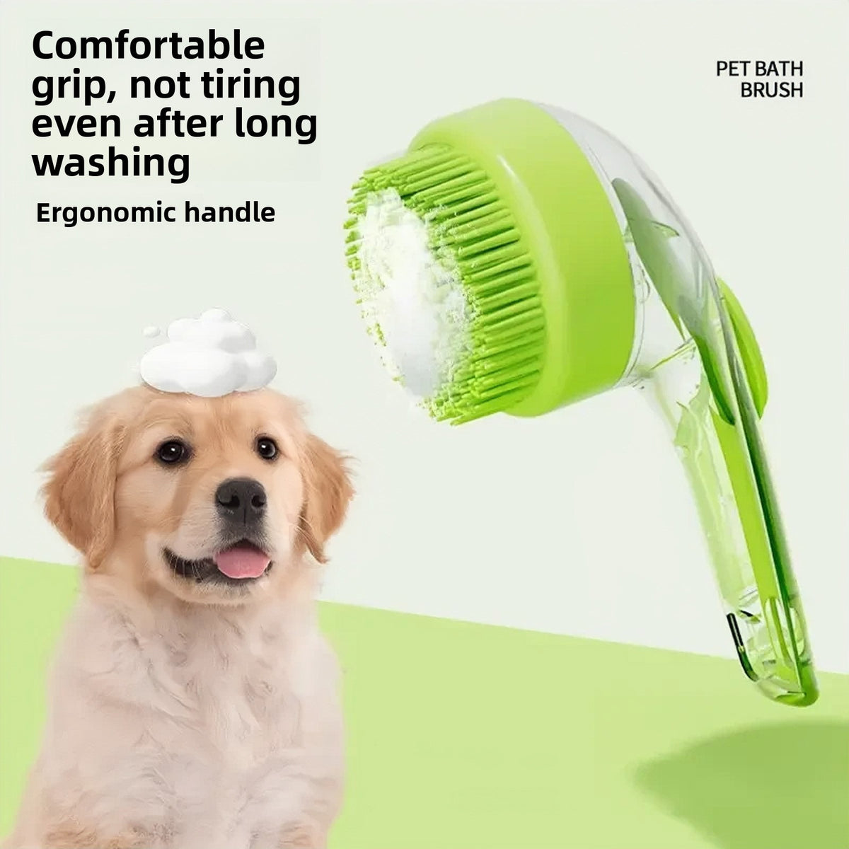 Silicone Pet Bath and Massage Brush
