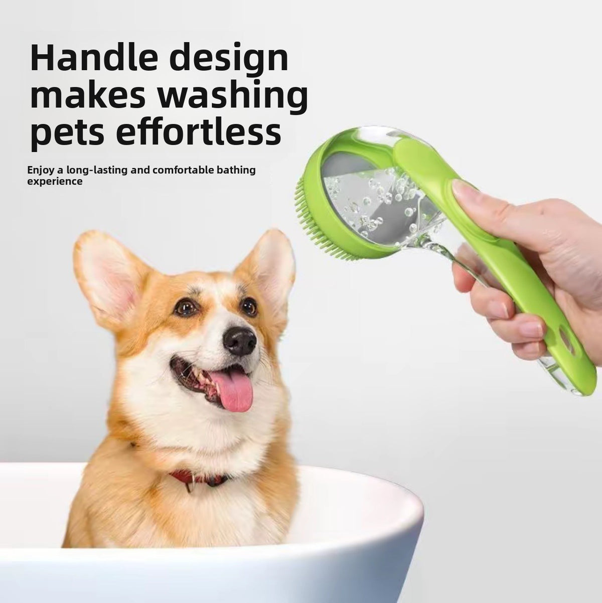 Silicone Pet Bath and Massage Brush