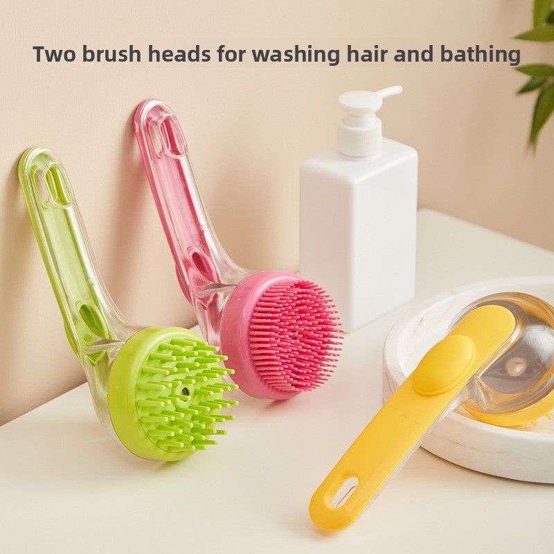 Silicone Pet Bath Massage Brush