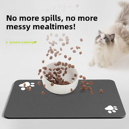 Silicone Pet Feeding Mat Non-slip Waterproof Placemat