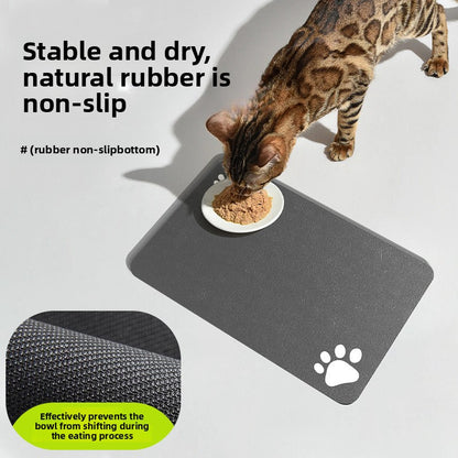 Silicone Pet Feeding Mat Non-slip Waterproof Placemat