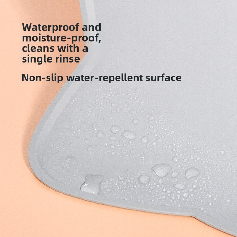 Silicone pet feeding mat