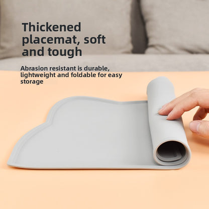 Silicone pet feeding mat
