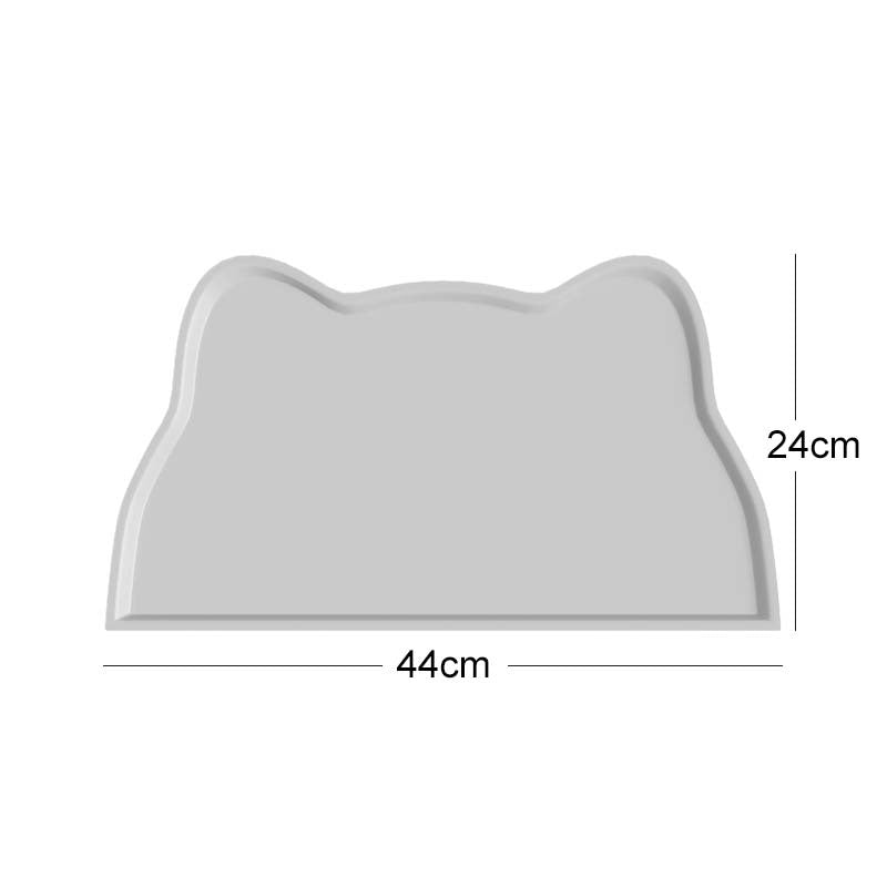 Silicone pet feeding mat