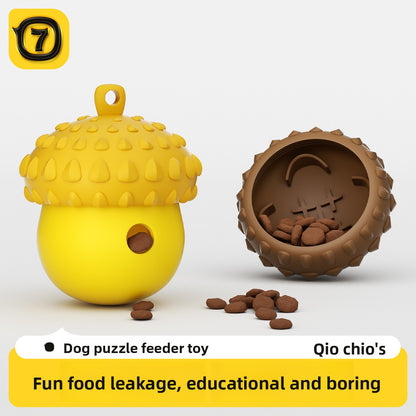 Silicone Pet Food Dispensing Chew Toy