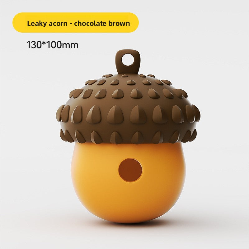 Silicone Pet Food Dispensing Chew Toy