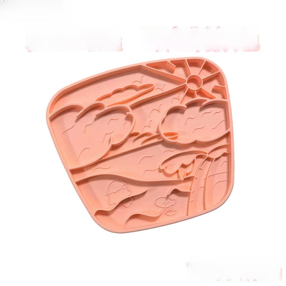 Silicone pet licking mat