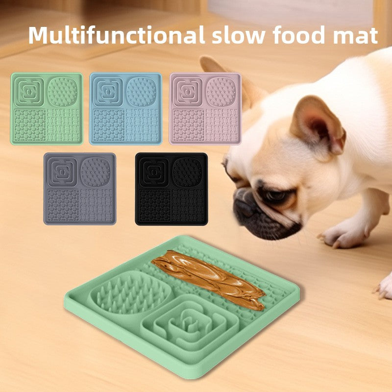 Silicone Pet Licking Pad Slow Feeder Mat
