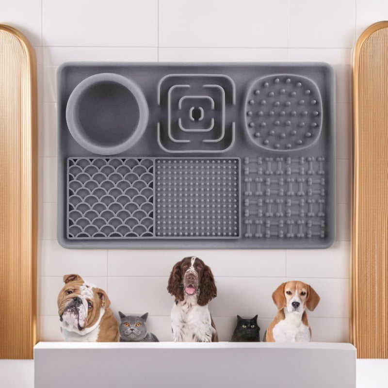 Silicone Pet Licking Pad Slow Feeder Mat