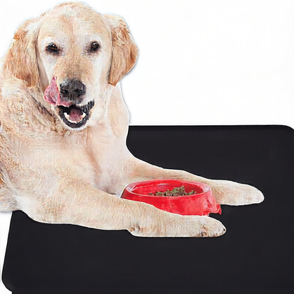 Silicone Pet Mat – Waterproof, Anti-Slip, Easy-to-Clean for Cats and Dogs