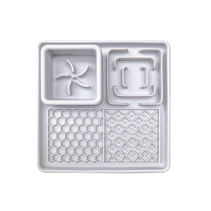 Silicone Pet Slow Feeder Bowl with Suction Base