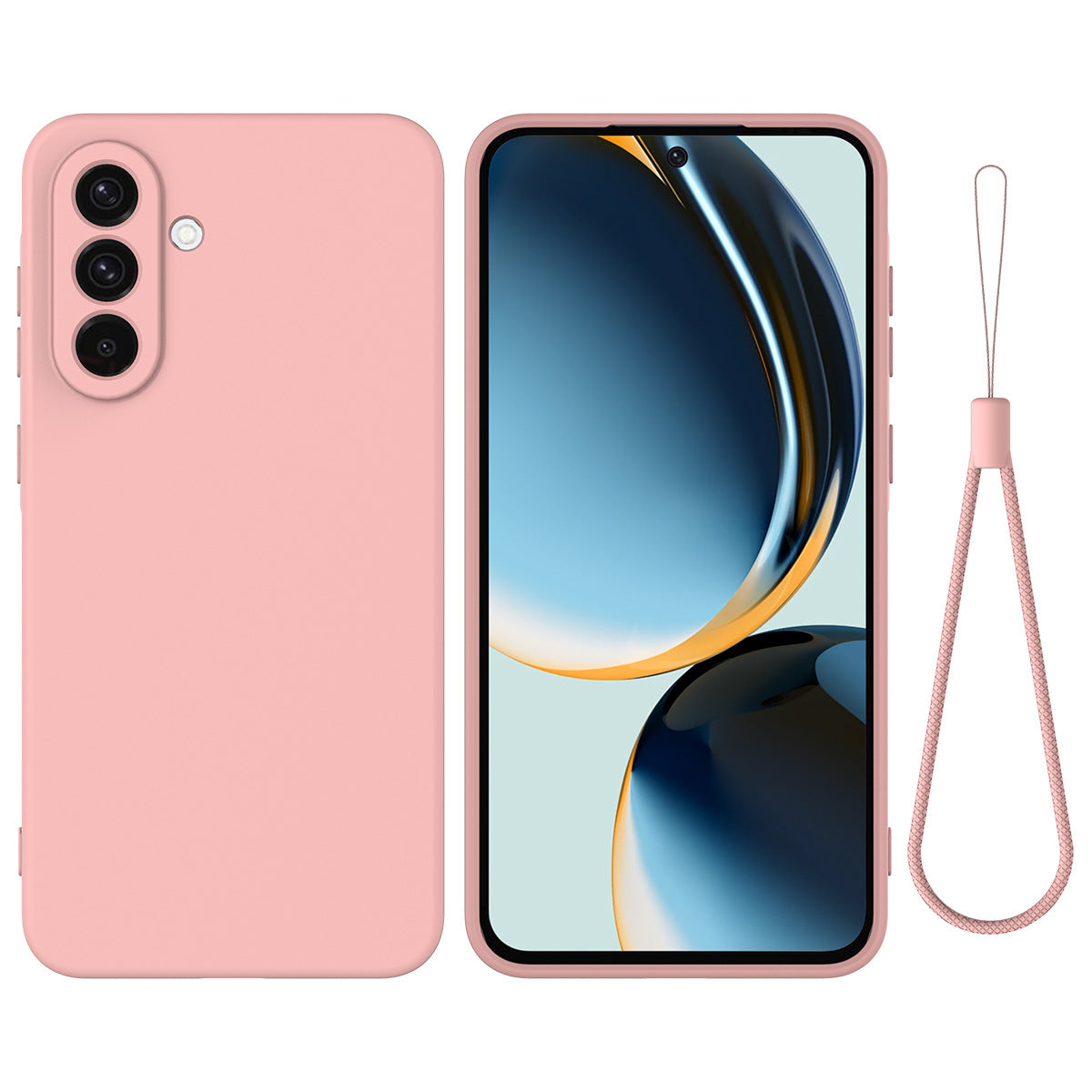 Silicone Phone Case with Lanyard