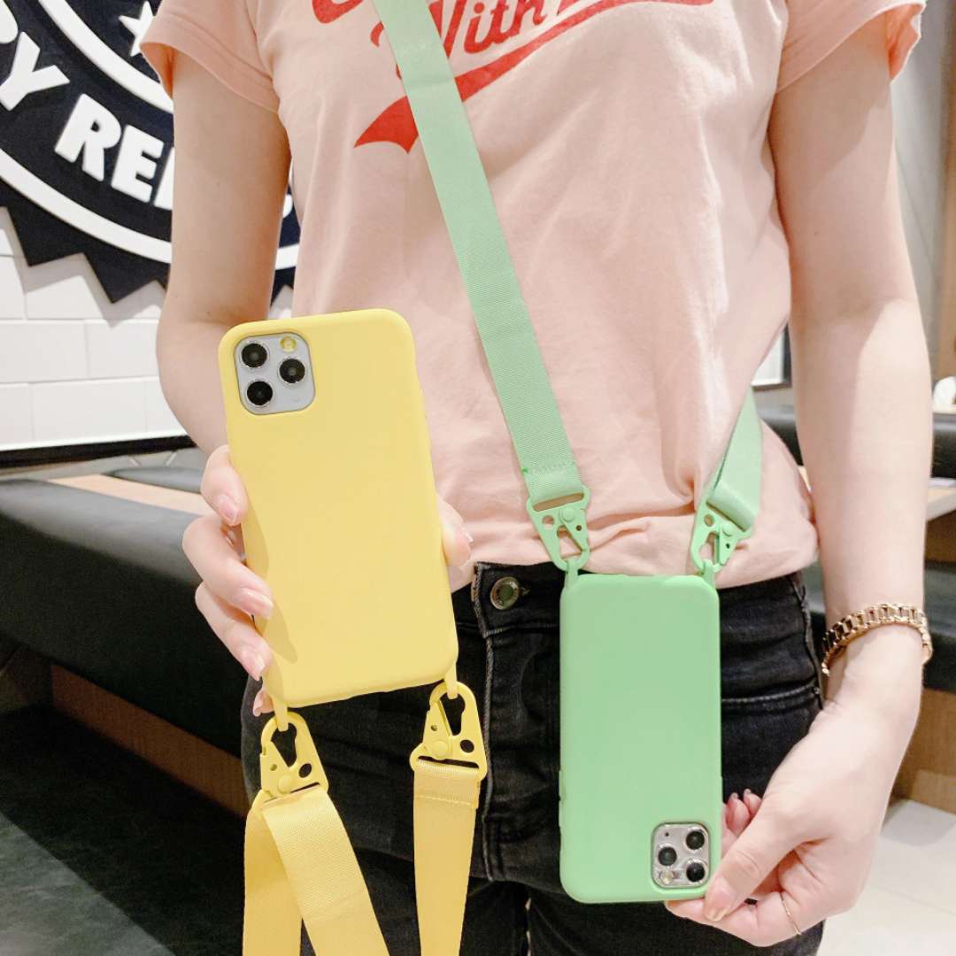 Silicone Phone Case with Strap