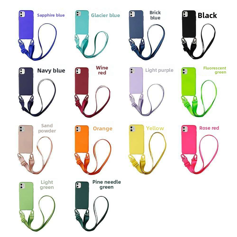 Silicone Phone Case with Strap