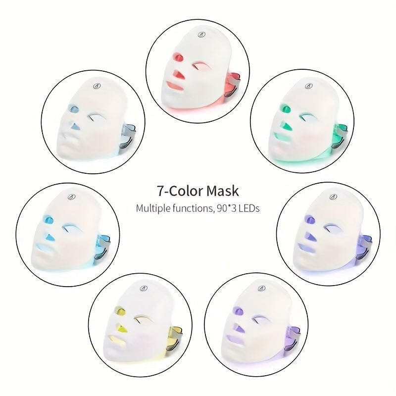 Silicone Photon LED Facial Mask Device