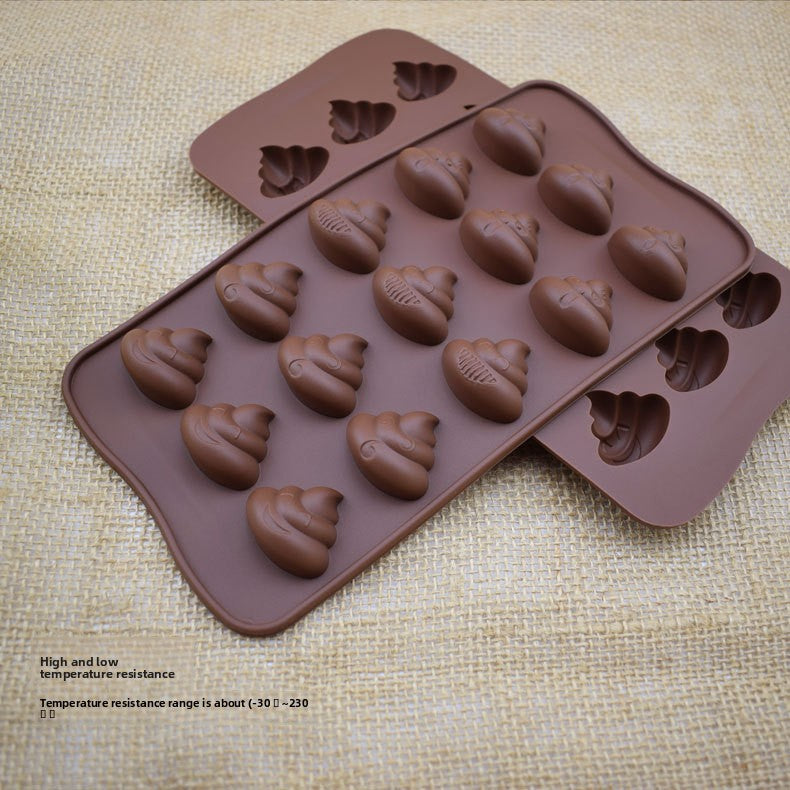 Silicone Poop Shape Baking Mold