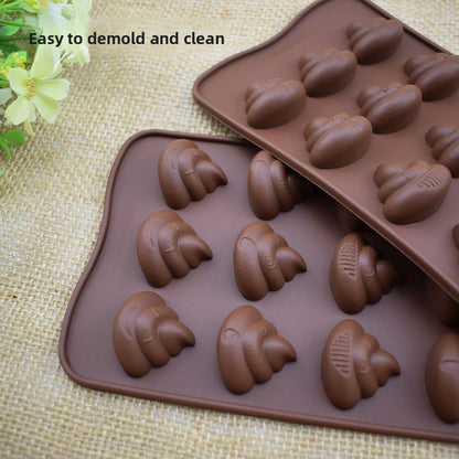Silicone Poop Shape Baking Mold