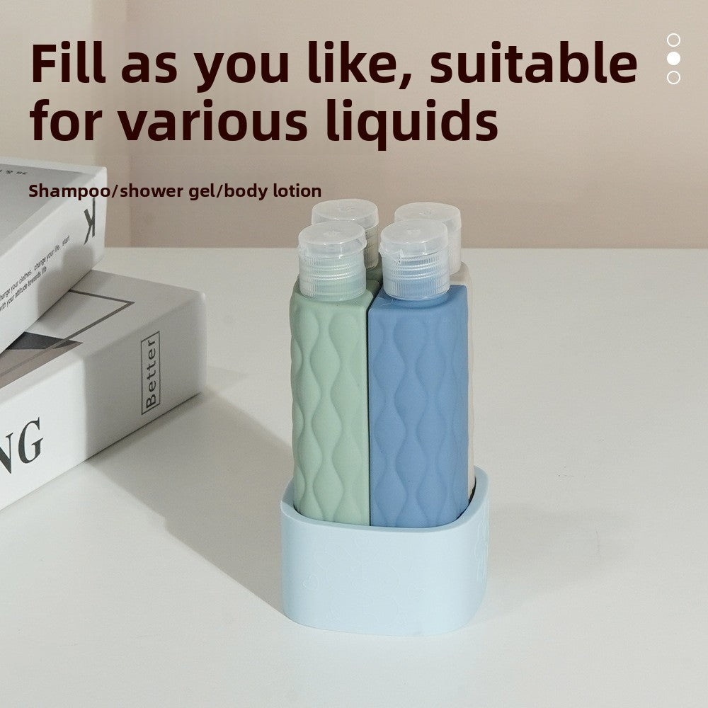 Silicone portioning bottles