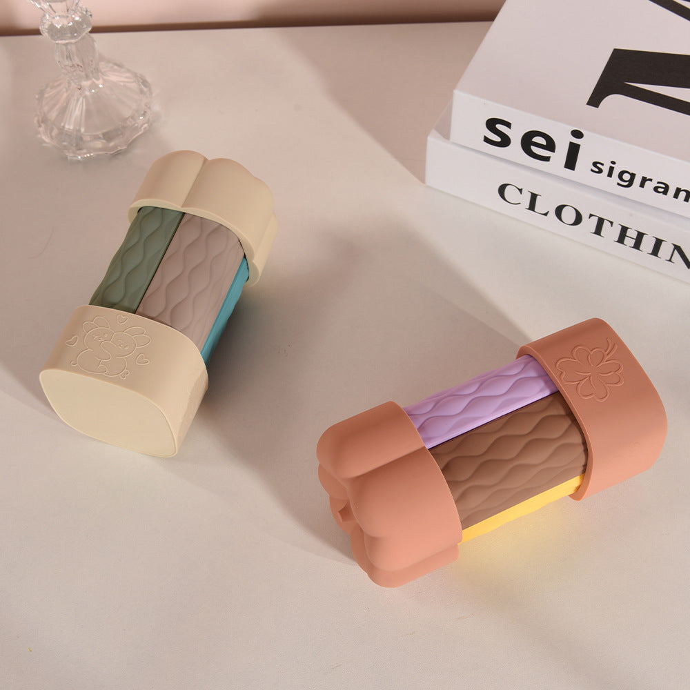 Silicone portioning bottles