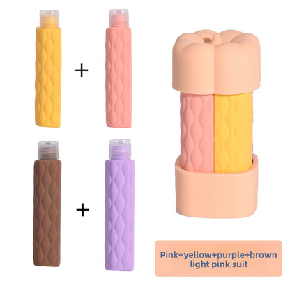 Silicone portioning bottles