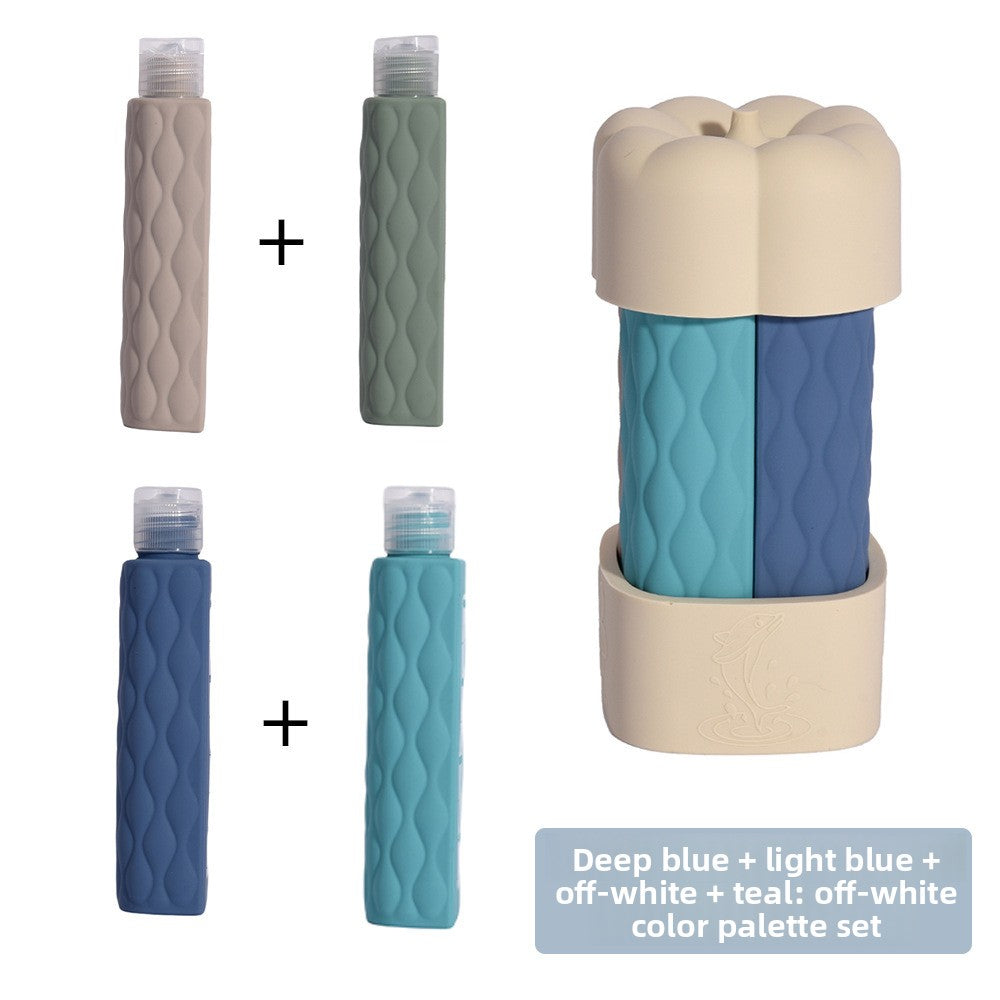 Silicone portioning bottles