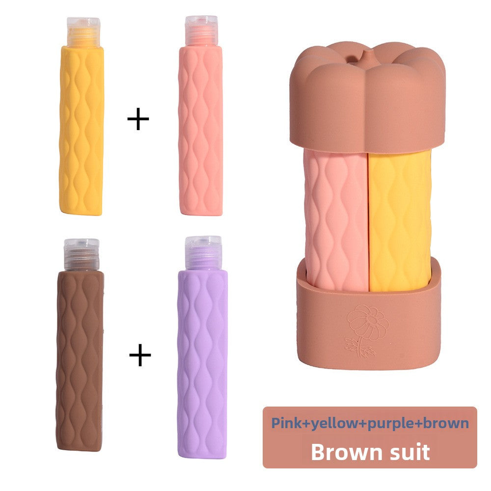 Silicone portioning bottles