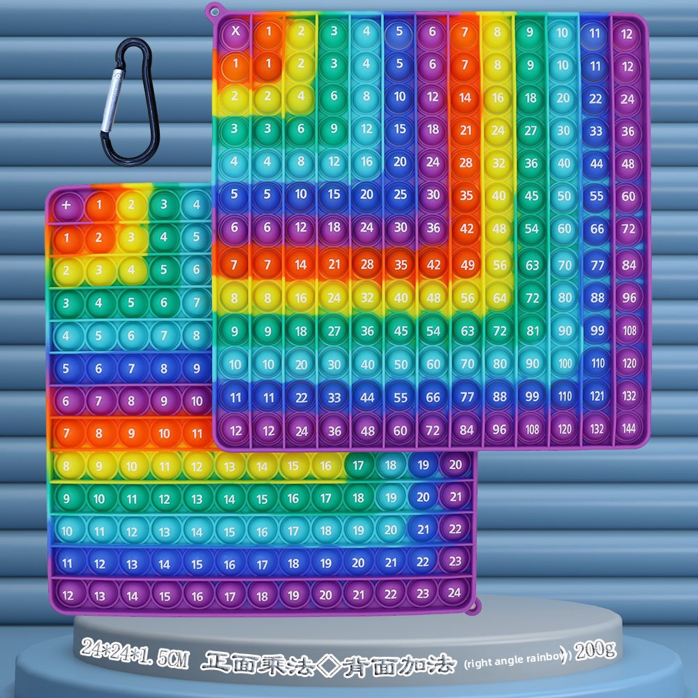 Silicone Press-and-Play Educational Toy for Early Learning