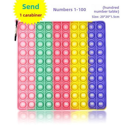 Silicone Press-and-Play Educational Toy for Early Learning