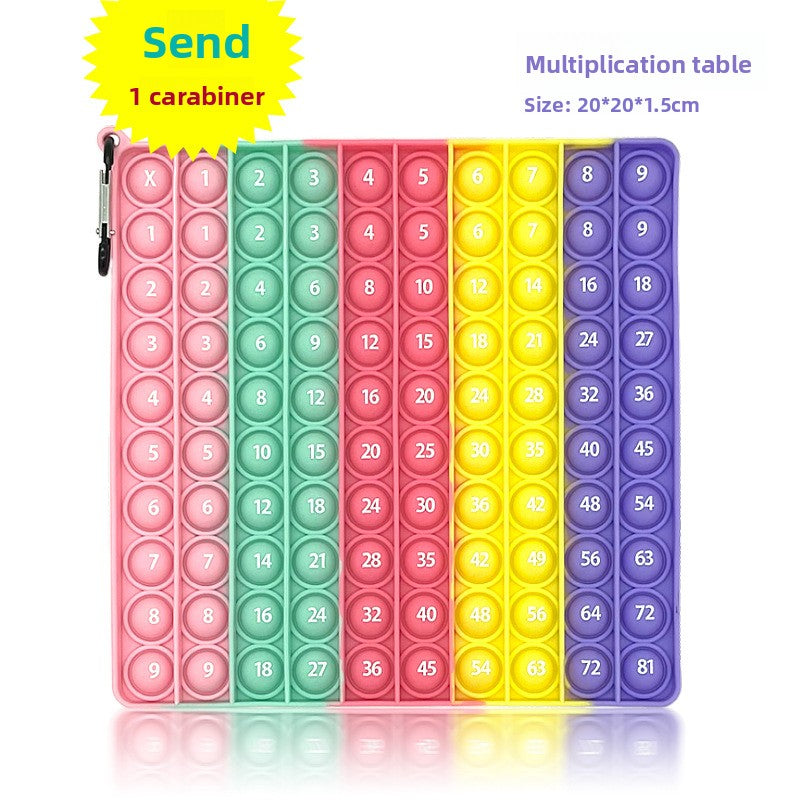Silicone Press-and-Play Educational Toy for Early Learning