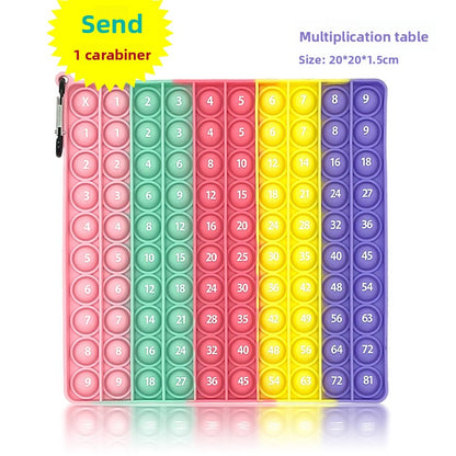Silicone Press-and-Play Educational Toy for Early Learning