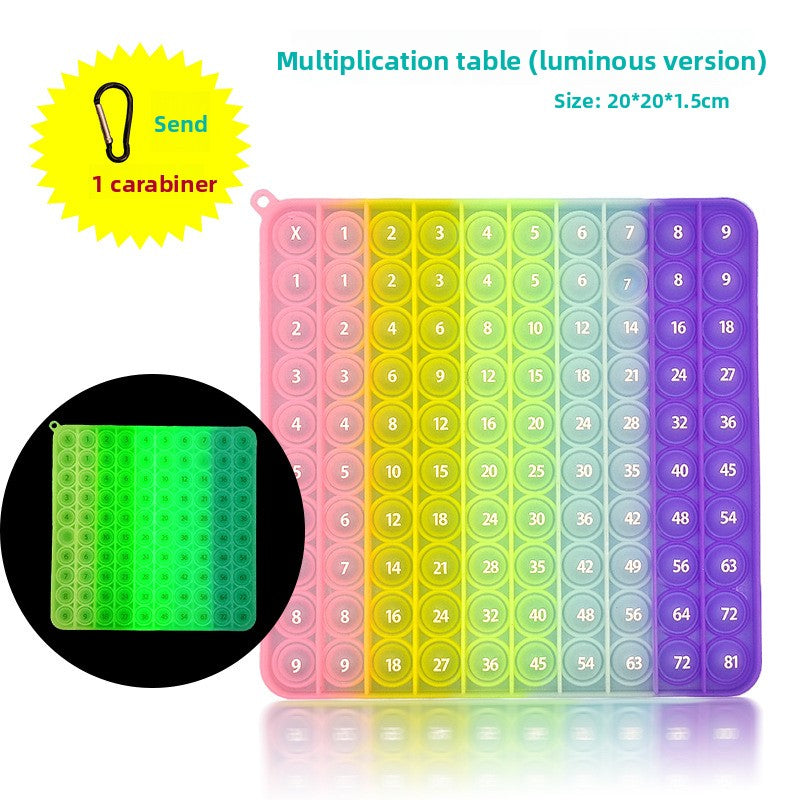Silicone Press-and-Play Educational Toy for Early Learning