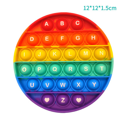 Silicone Press-and-Play Educational Toy for Early Learning