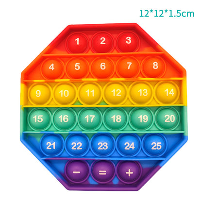 Silicone Press-and-Play Educational Toy for Early Learning