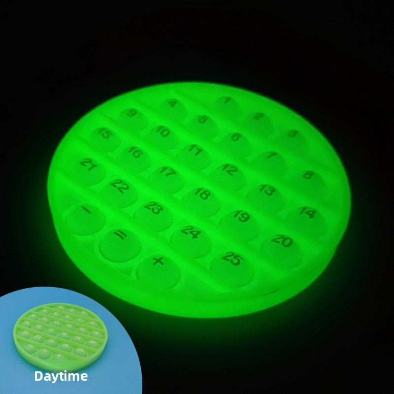 Silicone Press-and-Play Educational Toy for Early Learning