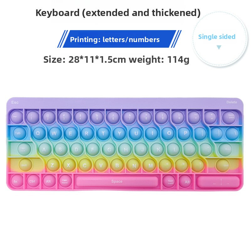 Silicone Press-and-Play Educational Toy for Early Learning