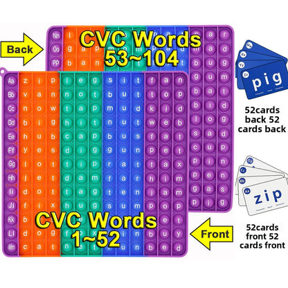 Silicone Press-and-Play Educational Toy for Early Learning
